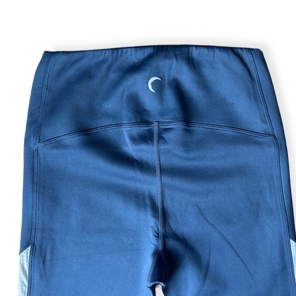 Zyia Active Women’s Navy Blue Primo Mesh 7/8 Length Leggings, Size 4 - Picture 4 of 9